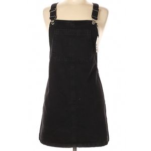 MOTO black overall dress
